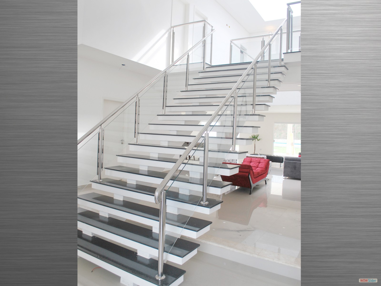 Corrimão Inox Luxo 1